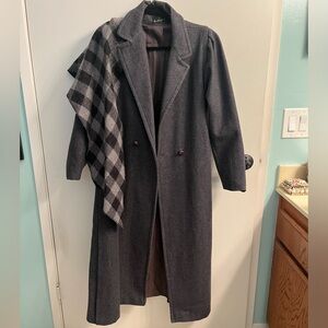 Long grey Winter coat